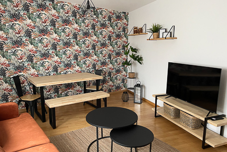 Apartamentos colores del barbanza naranja